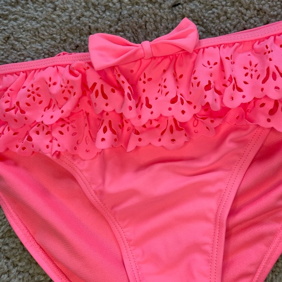 Pink Ruffled Swimsuit Bottom - Picture 2 of 7